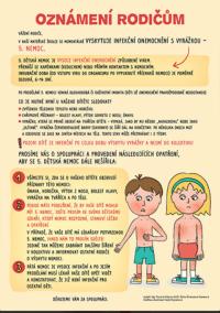 Oznámení rodičům - výskyt infekčního onemocnění 5.NEMOC